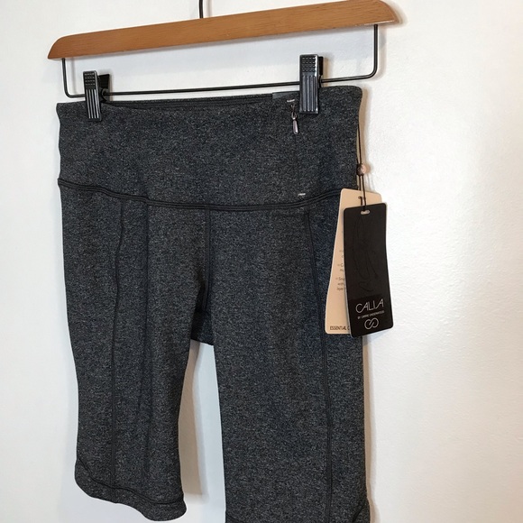 NEW Calia by Carrie Underwood Mid Rise Bermuda Biker Shorts Gray 10” Inseam XS - Picture 7 of 11